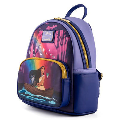 Loungefly Disney Pocahontas Just Around The River Bend Mini Backpack - Side