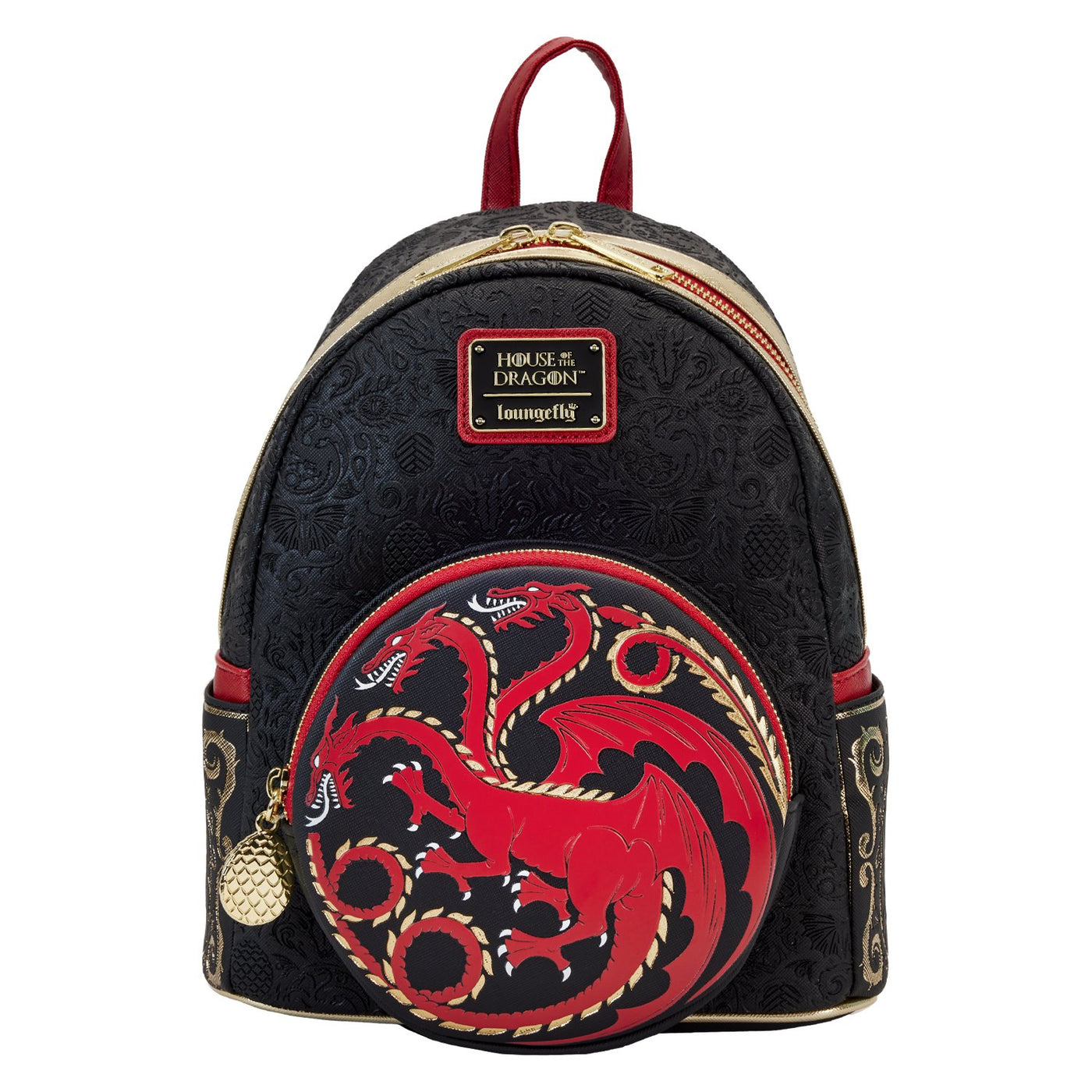 Loungefly HBO House of the Dragon Targaryen Mini Backpack - Front