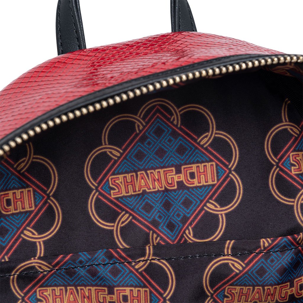 707 Street Exclusive - Loungefly Disney Marvel Shang-Chi Cosplay Mini Backpack - Interior Lining