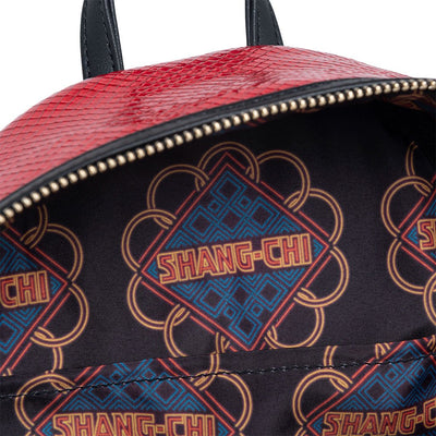 707 Street Exclusive - Loungefly Disney Marvel Shang-Chi Cosplay Mini Backpack - Interior Lining