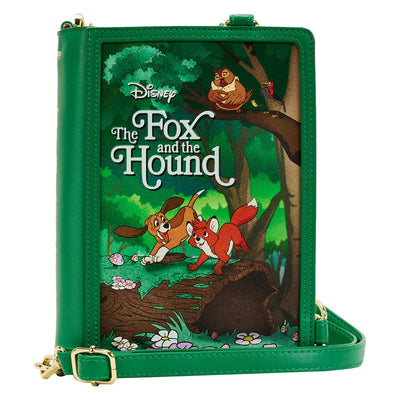 Loungefly Disney Classic Books Fox and the Hound Convertible Crossbody - Front