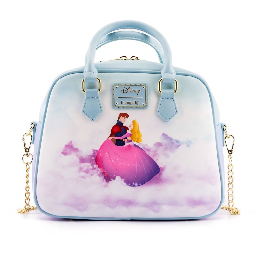 Loungefly Disney Princess Sleeping Beauty Castle Series Crossbody Bag Front View