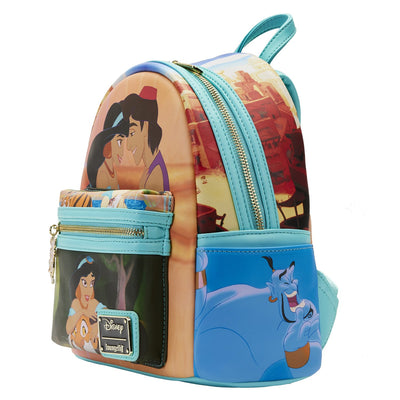 Loungefly Disney Jasmine Princess Series Mini Backpack - Side View
