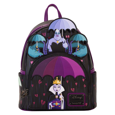 Loungefly Disney Villains Curse Your Hearts Mini Backpack - Front