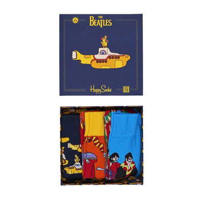 Happy Socks The Beatles Submarine EP Gift Box 3-Pair