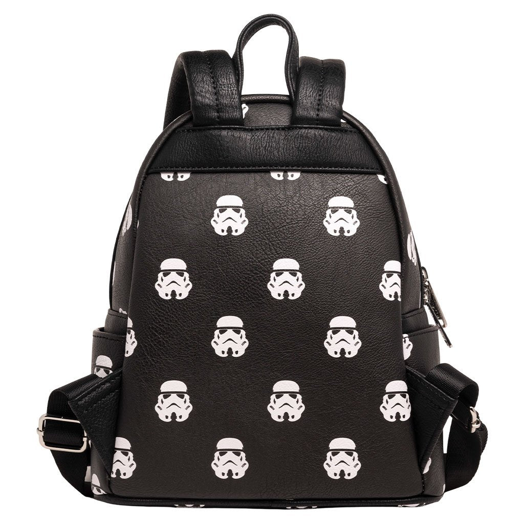 707 Street Exclusive - Loungefly Star Wars Stormtrooper Allover Print Mini Backpack Back