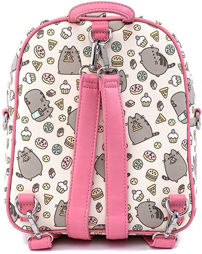 Loungefly Pusheen Snackies Allover Print Convertible Mini Backpack