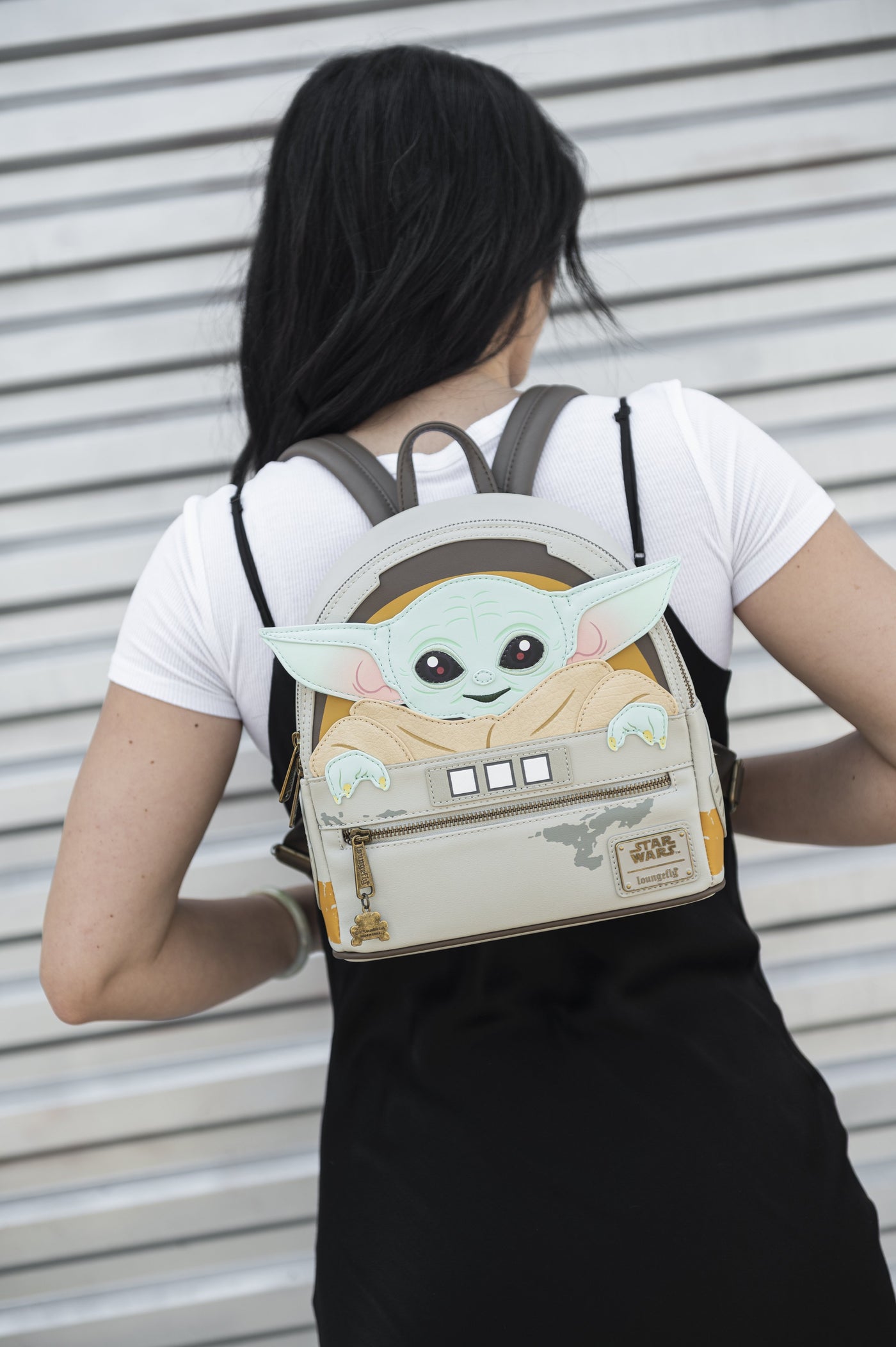 Loungefly Star Wars Mandalorian The Child Baby Yoda Cradle Mini Backpack