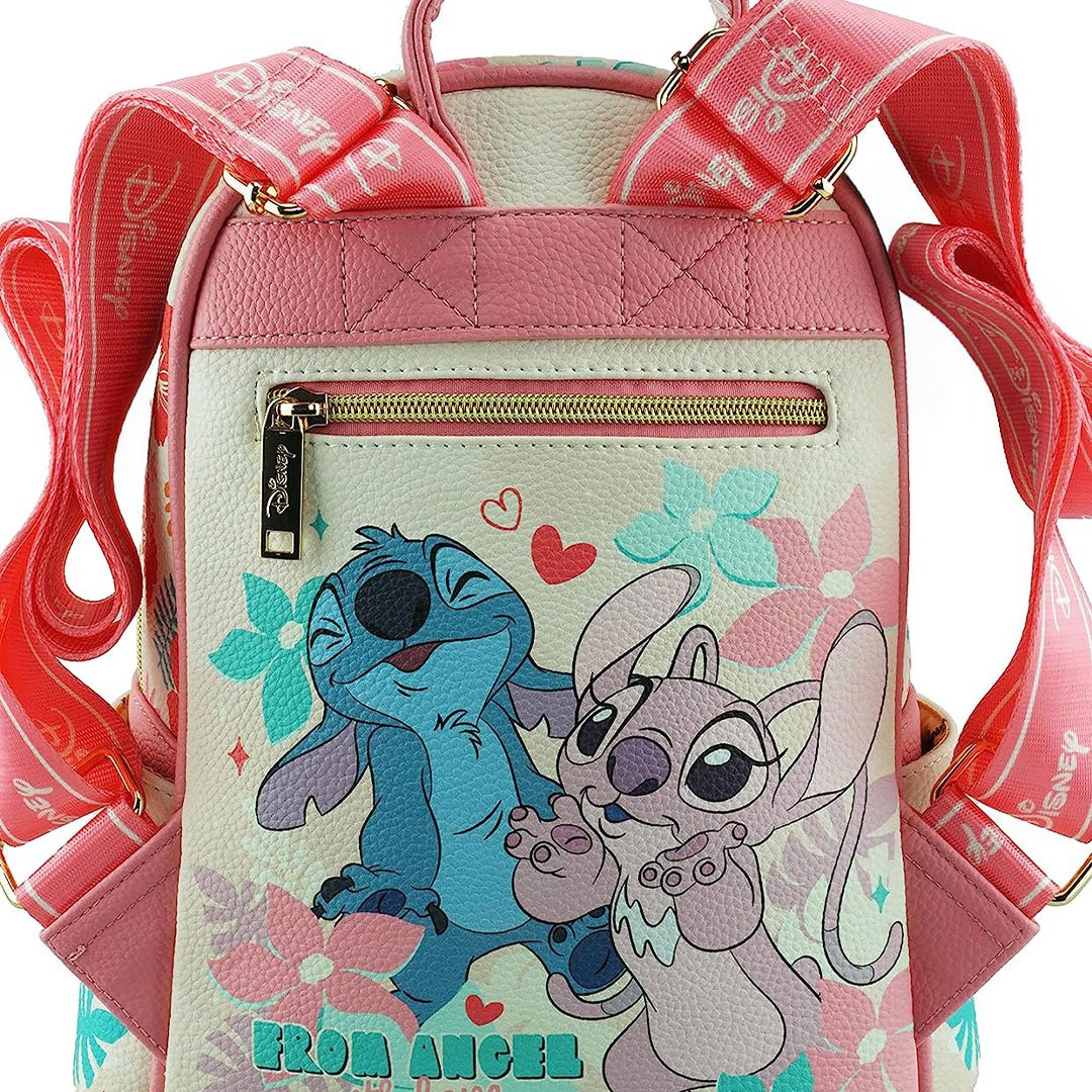 WondaPop Disney Lilo &amp; Stich Angel and Stitch Mini Backpack - Back