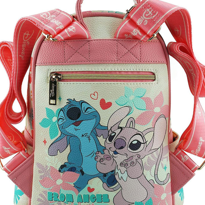 WondaPop Disney Lilo &amp; Stich Angel and Stitch Mini Backpack - Back