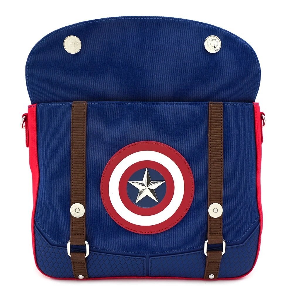 Loungefly x Captain America Endgame Hero Messenger Bag - OPEN FAP
