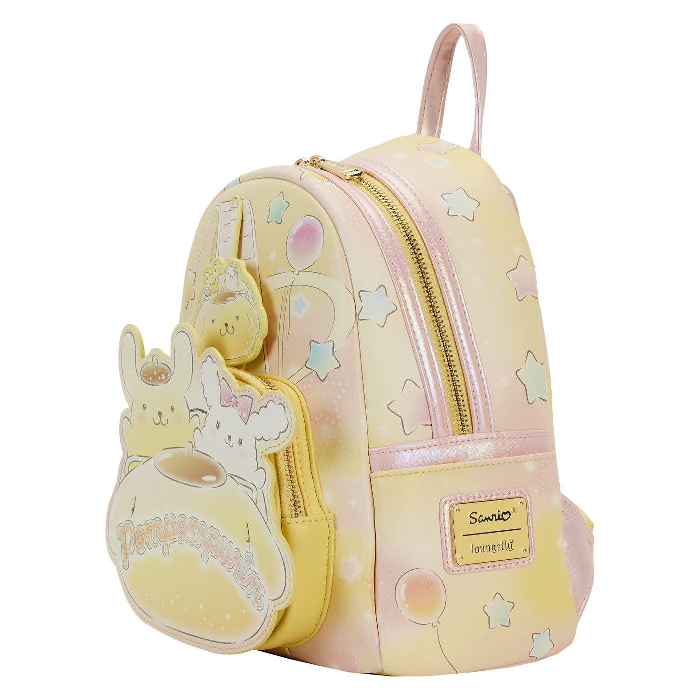 Loungefly Sanrio Pompompurin Carnival Mini Backpack - Side View
