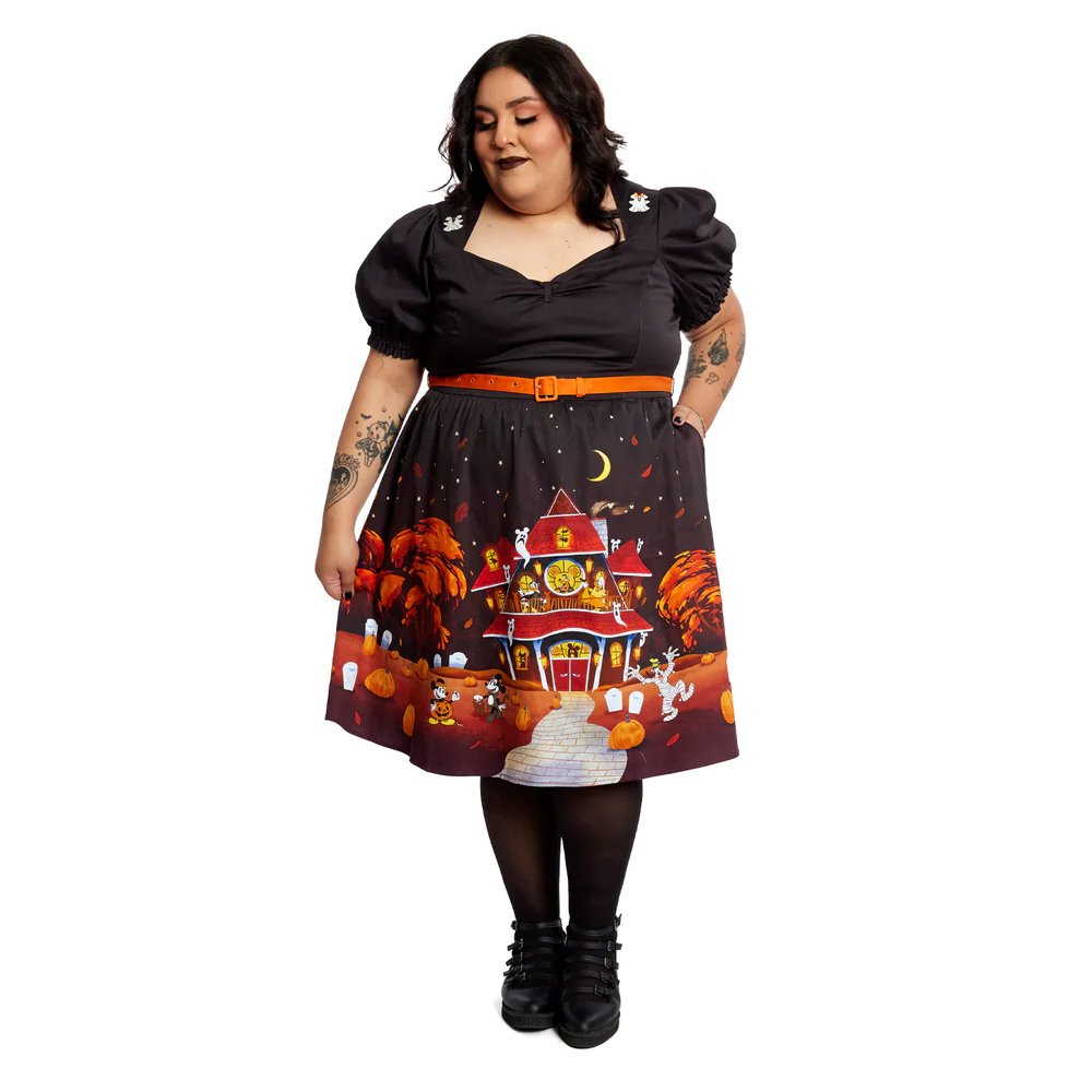 Stitch Shoppe by Loungefly Disney Haunted House Allison Dress - Alternate Model