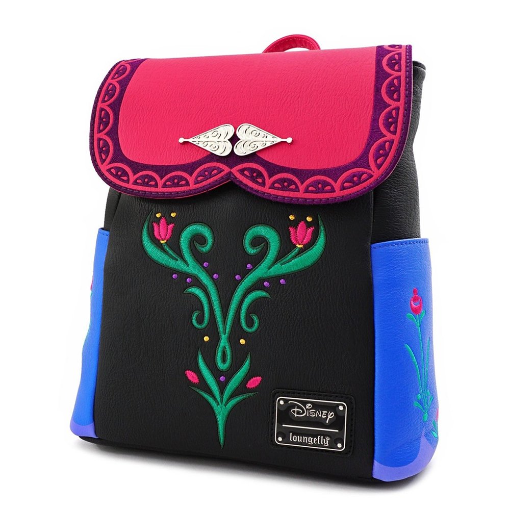 Loungefly x Disney Frozen Anna Cosplay Mini Backpack - SIDE