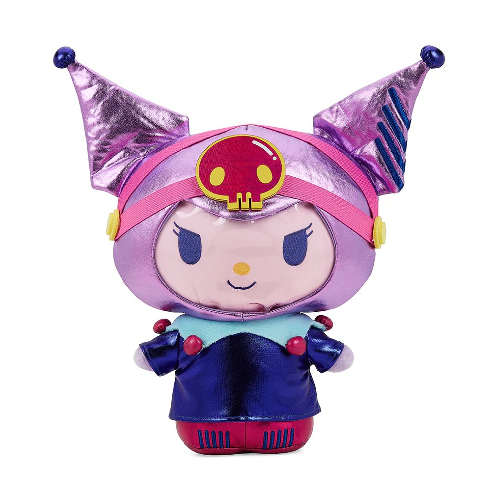 Kidrobot Sanrio 13" Kuromi Arcade Gamer Plush Toy - Front