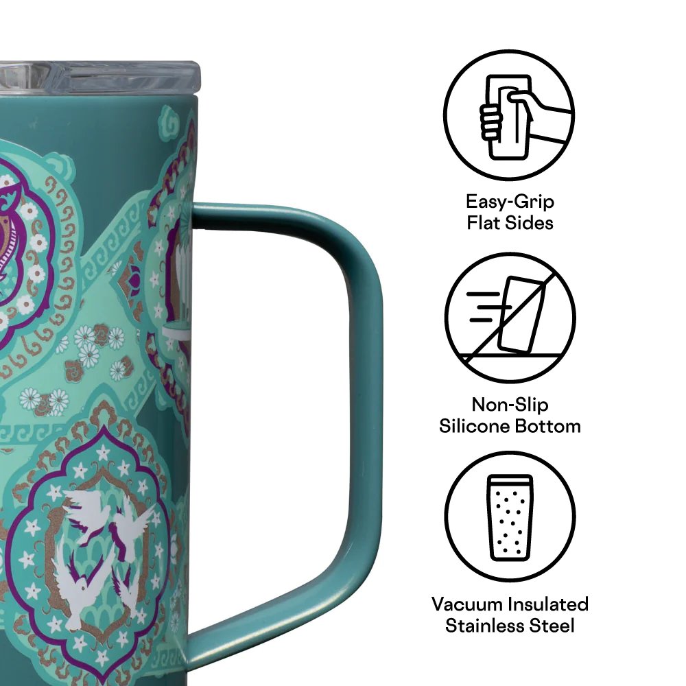 Corkcicle Disney Princess Jasmine 16oz Mug - Alternate Close Up