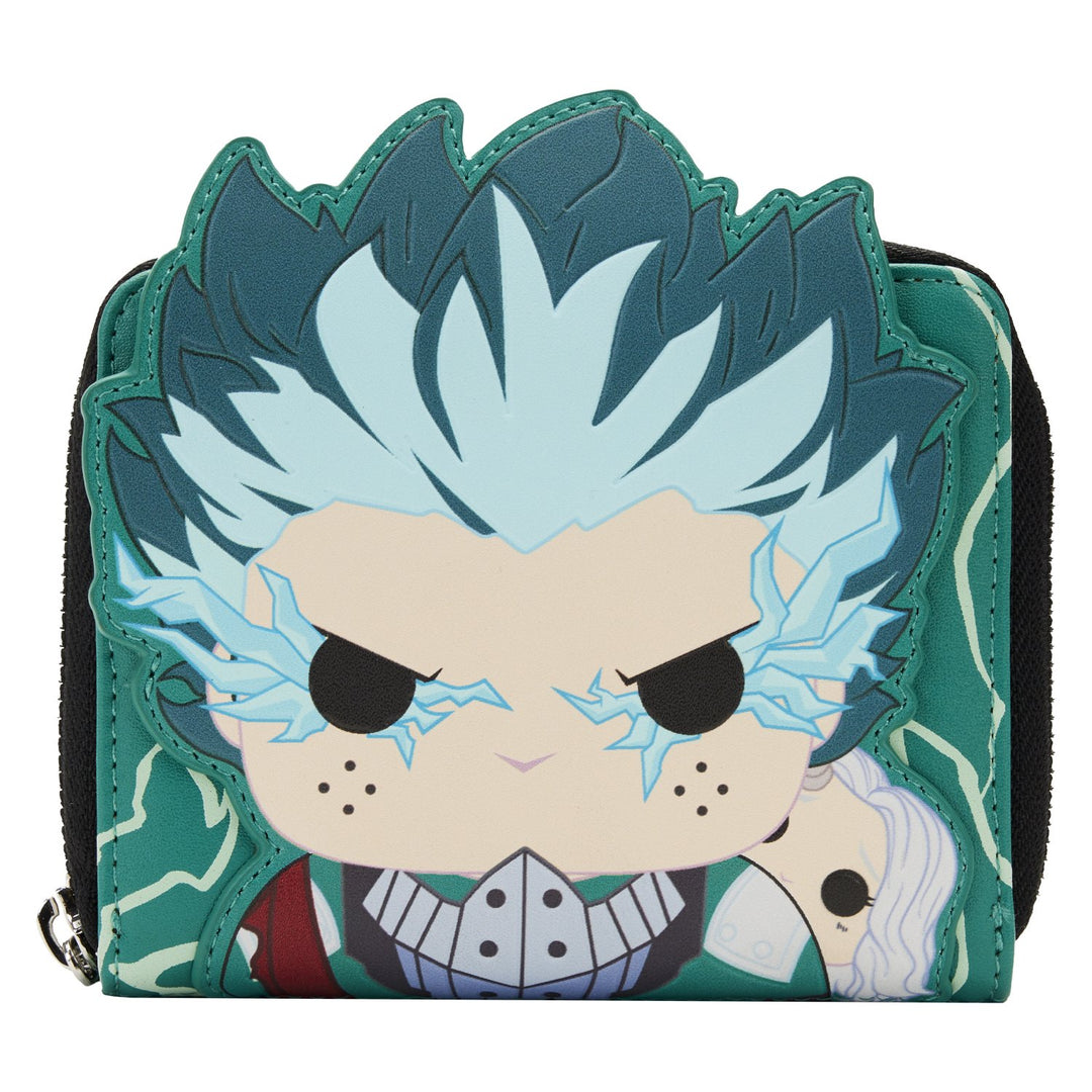 Pop! by Loungefly My Hero Academia Deku Infinity Cosplay Zip-Around Wallet - Front