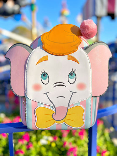 671803413115 - 707 Street Exclusive - Loungefly Disney Clown Dumbo Cosplay Mini Backpack - IRL Front