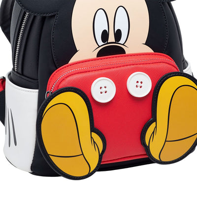 671803454279 - 707 Street Exclusive - Loungefly Disney Mickey Mouse Cosplay Mini Backpack - Applique Shoes