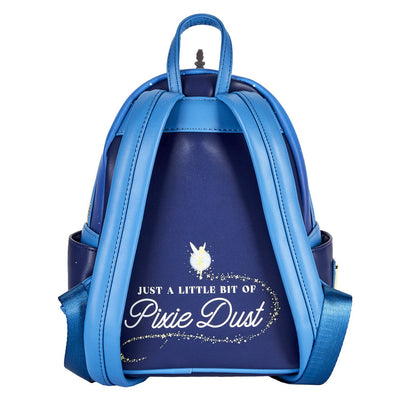 Loungefly Disney Peter Pan Glow Clock Mini Backpack - Back