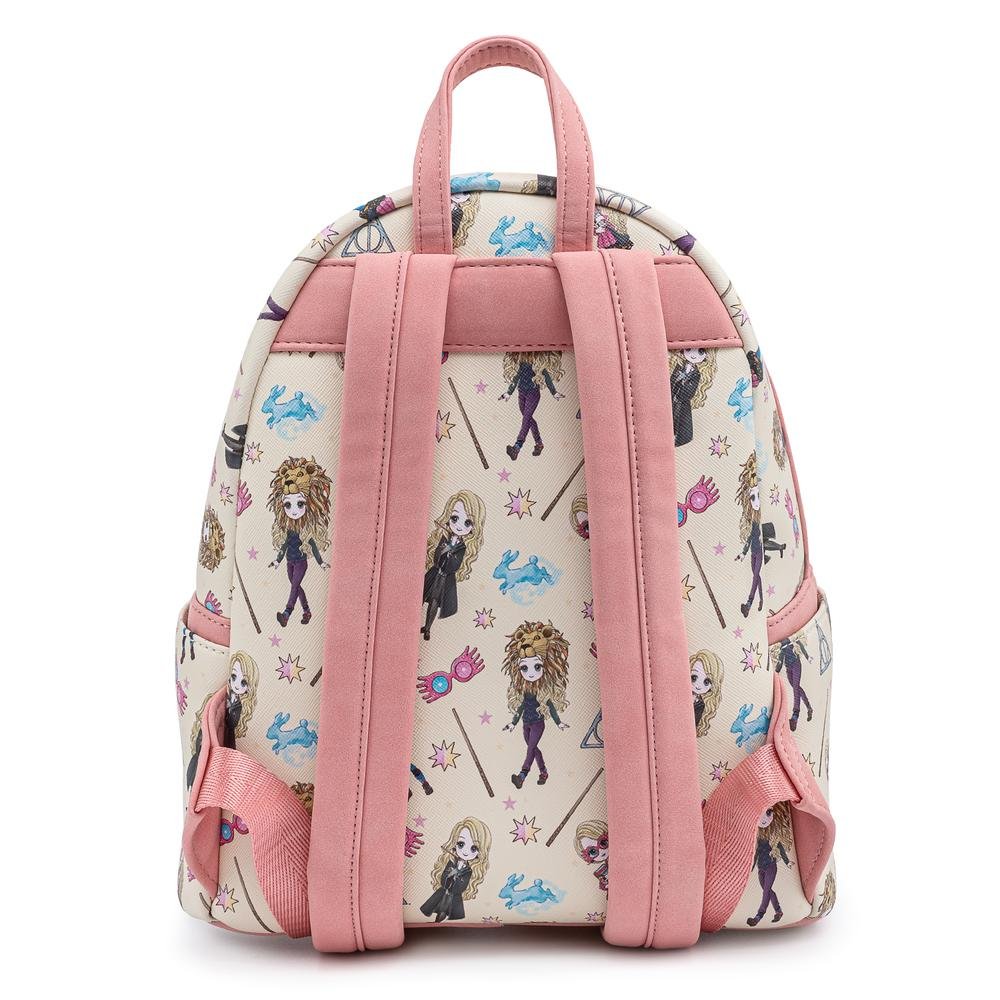Loungefly Harry Potter Luna Lovegood Allover Print Mini Backpack - Back