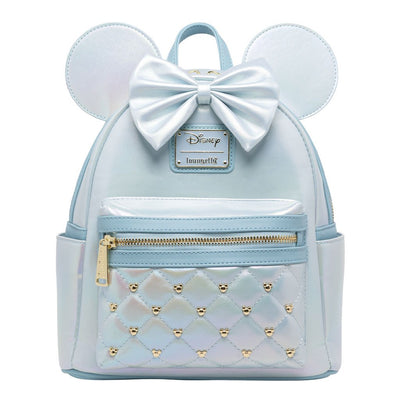 707 Street Exclusive - Loungefly Disney The Minnie Mouse Classic Series Mini Backpack - Iridescent Sky - Front