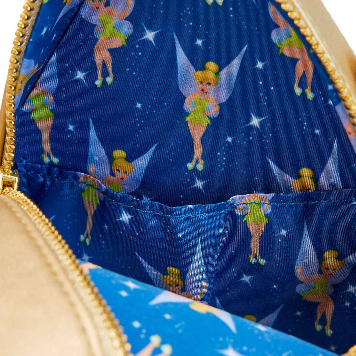 Stitch Shoppe by Loungefly Disney Tinker Bell Lantern Crossbody Bag - Interior Lining - 671803450264