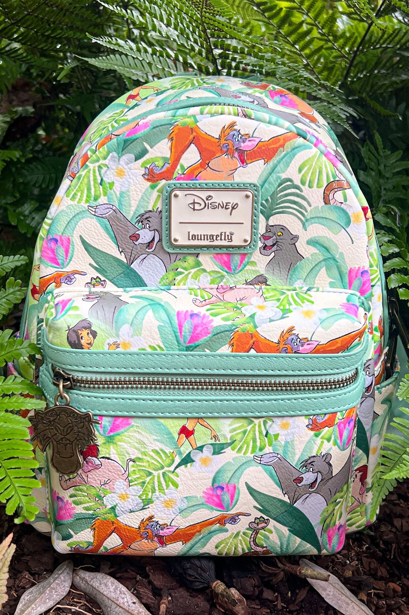707 Street Exclusive - Loungefly Disney Jungle Book Friends Mini Backpack - IRL Bag Front