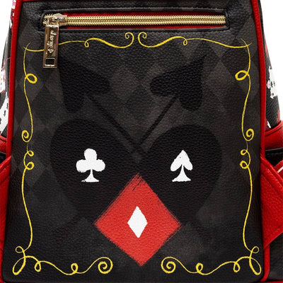 WondaPop Disney Alice in Wonderland Queen of Hearts Mini Backpack - Back detail