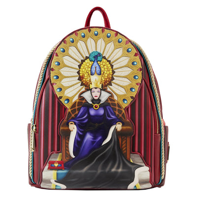 Loungefly Disney Snow White Evil Queen Throne Mini Backpack - Front