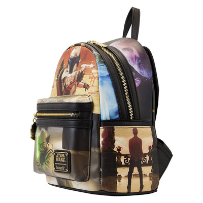 Loungefly Star Wars Episode Two Attack of the Clones Scene Mini Backpack - Side View