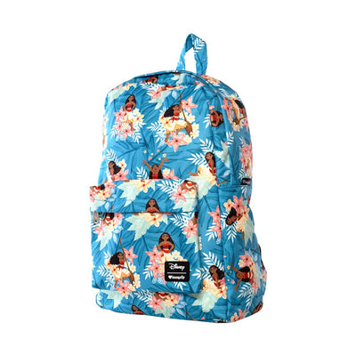 Disney Moana Floral Leaves All-Over-Print Nylon Backpack
