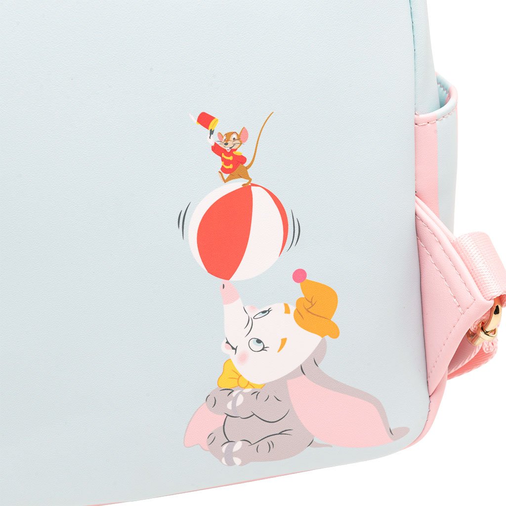 671803413115707 Street Exclusive - Loungefly Disney Clown Dumbo Cosplay Mini Backpack - Back Hit