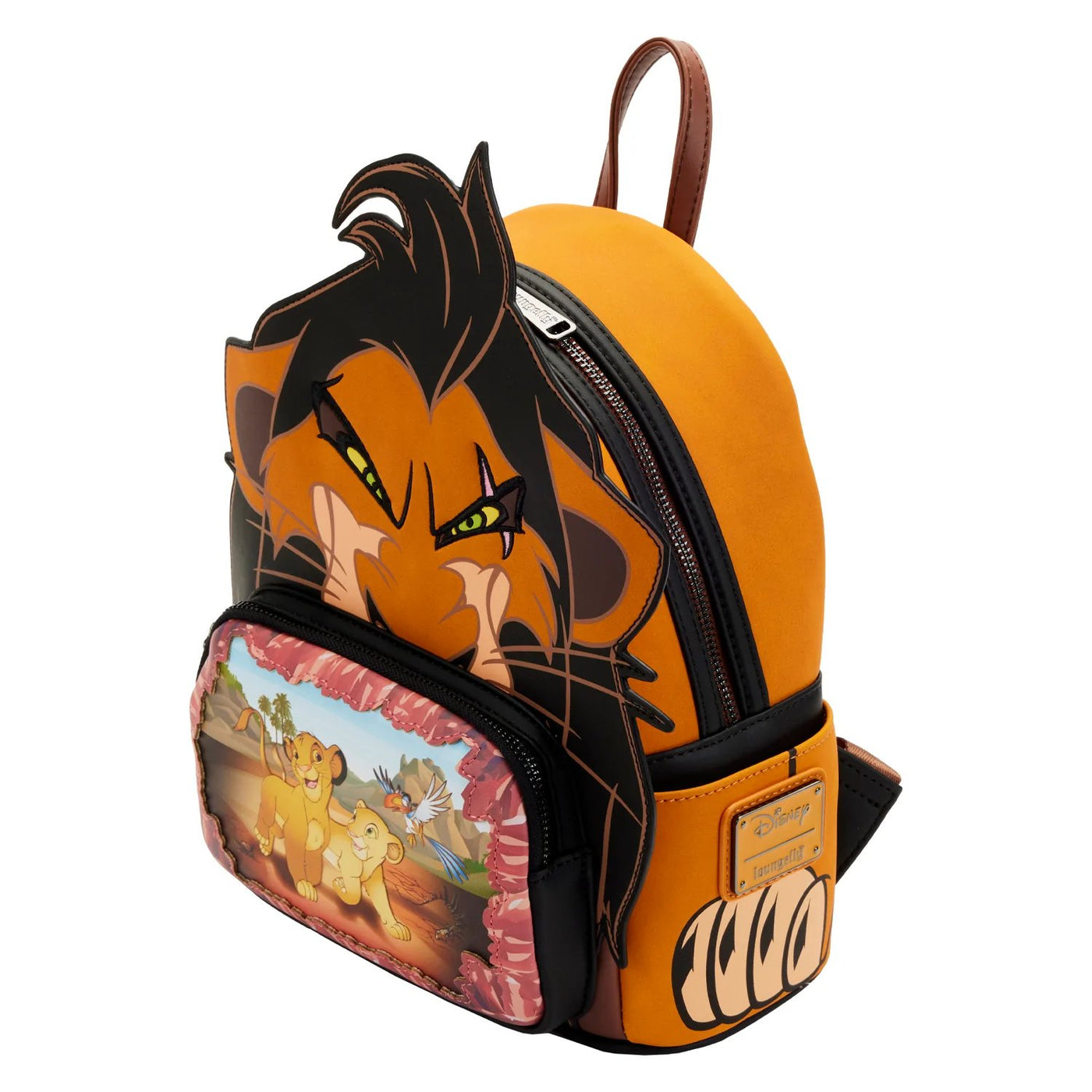 Loungefly Disney Lion King Villains Scene Scar Mini Backpack - Top View