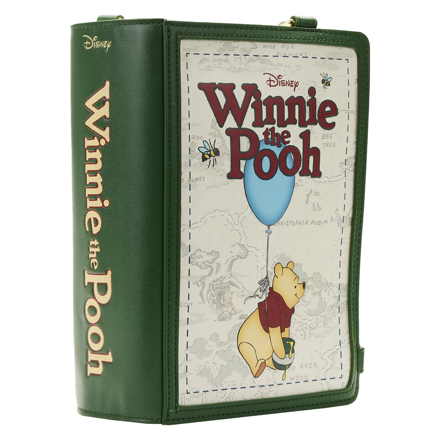 Loungefly Disney Winnie The Pooh Classic Book Convertible Crossbody - Side View