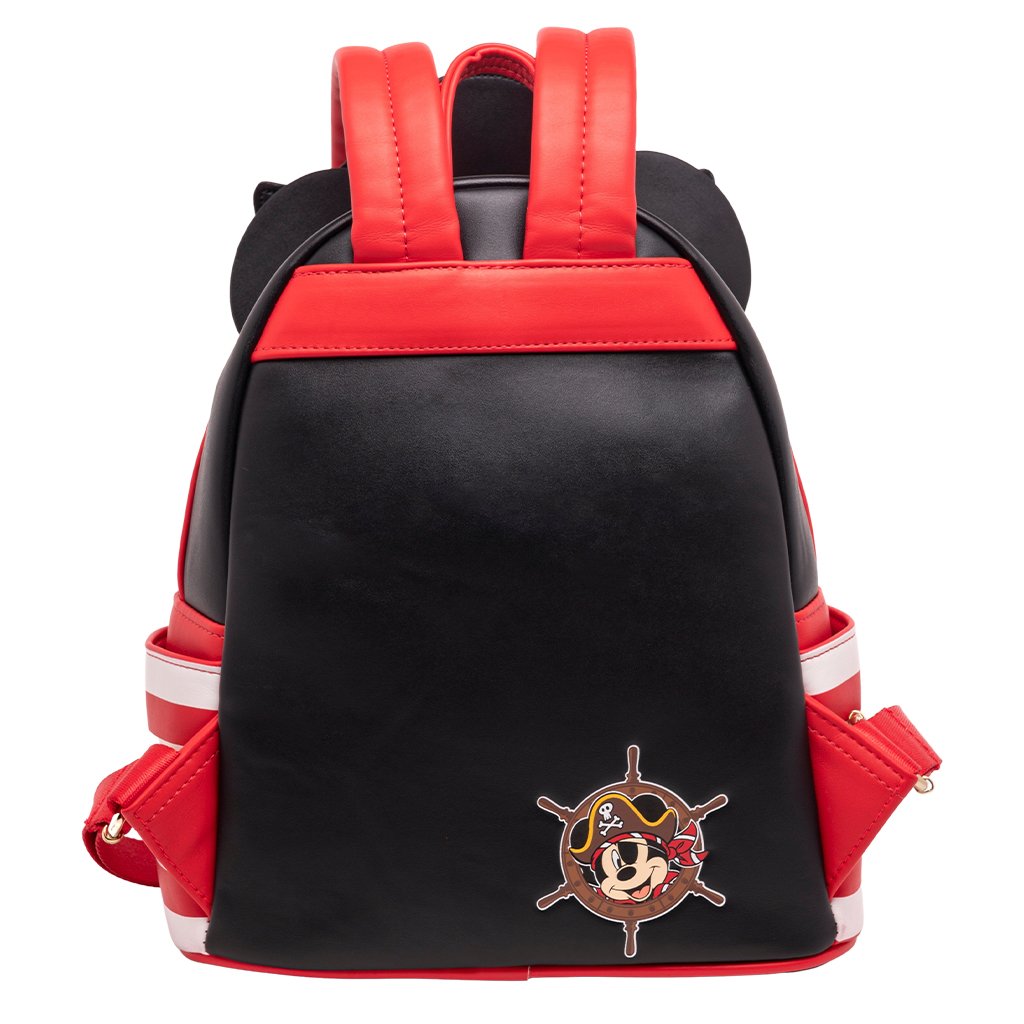 707 Street Exclusive - Loungefly Disney Pirate Mickey Mouse Cosplay Mini Backpack - Back