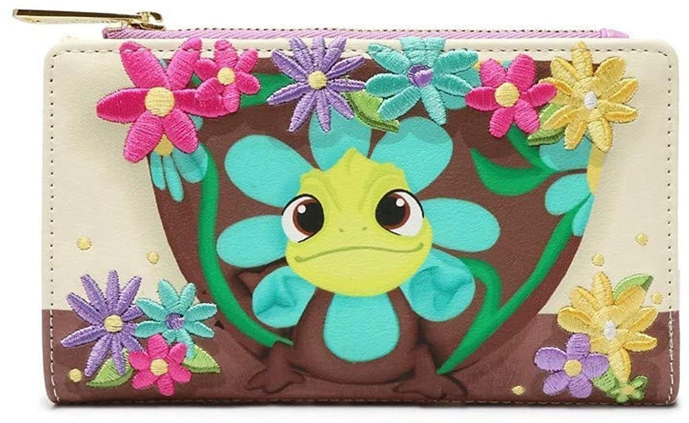 Disney Tangled Pascal Flower Flap Wallet