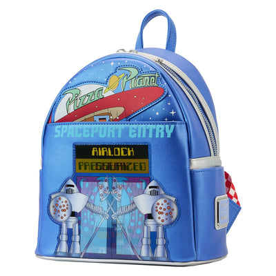 Loungefly Pixar Toy Story Pizza Planet Space Entry Mini Backpack - Side View 2 - 671803393714