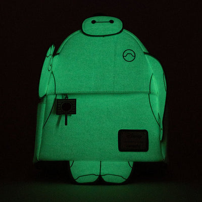 Loungefly Disney Pixar Glow in the Dark Talking Baymax Backpack - Glow In The Dark
