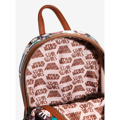Loungefly x Star Wars Cantina Faux-Leather Mini Backpack - INSIDE PRINT