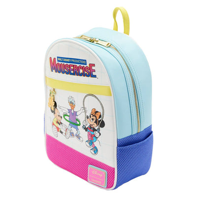Loungefly Disney Mousercise Mini Backpack - Close Up