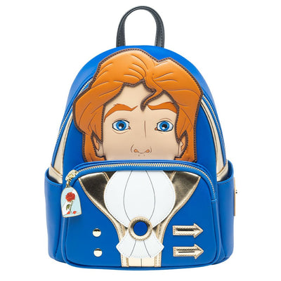 671803455566 - 707 Street Exclusive - Loungefly Disney Beauty and the Beast Prince Adam Cosplay Mini Backpack - Front