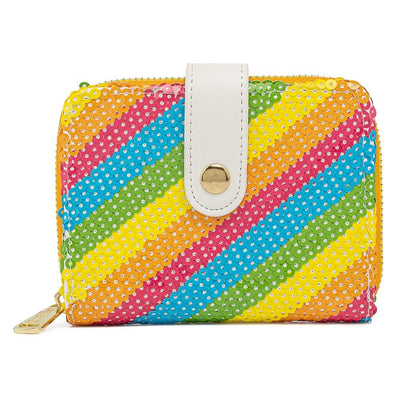Loungefly Disney Sequin Rainbow Zip-Around Wallet