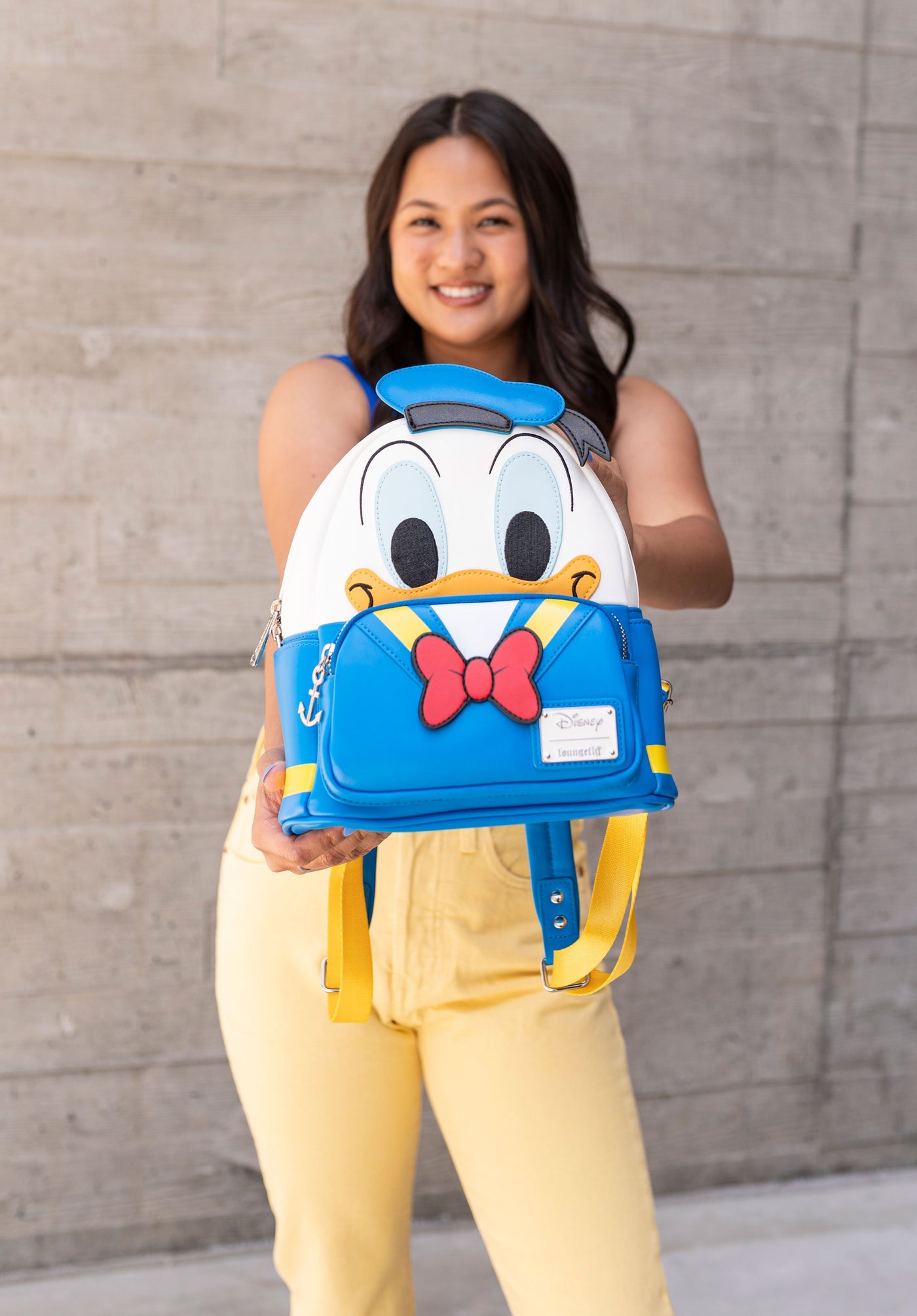 Loungefly Disney Donald Duck Cosplay Mini Backpack - IRL Front