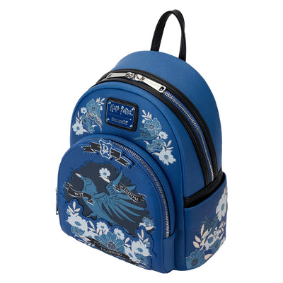 Loungefly Warner Brothers Harry Potter Ravenclaw House Tattoo Mini Backpack - Top View