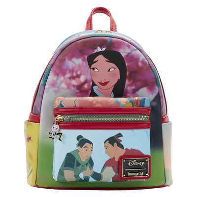 Loungefly Disney Mulan Princess Scene Mini Backpack - Front