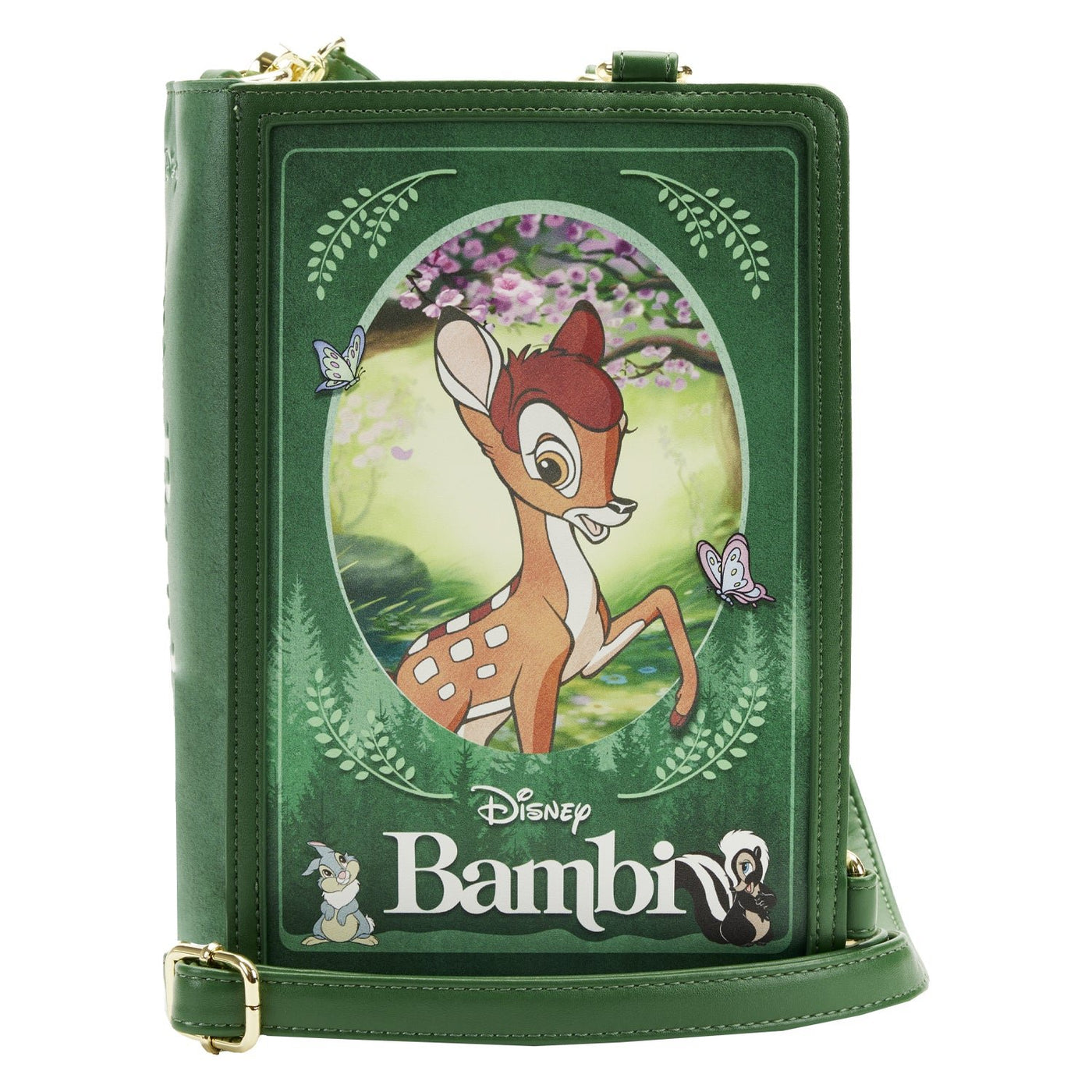 Loungefly Disney Classic Books Bambi Convertible Crossbody - Front