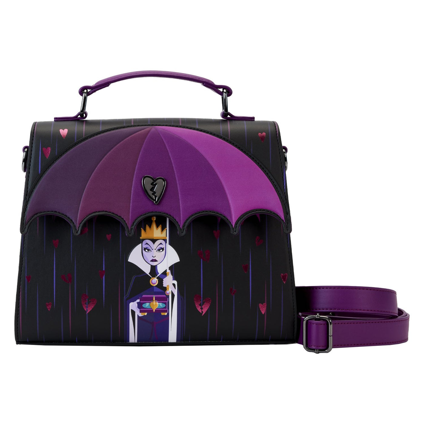 Loungefly Disney Villains Curse Your Hearts Crossbody - Front
