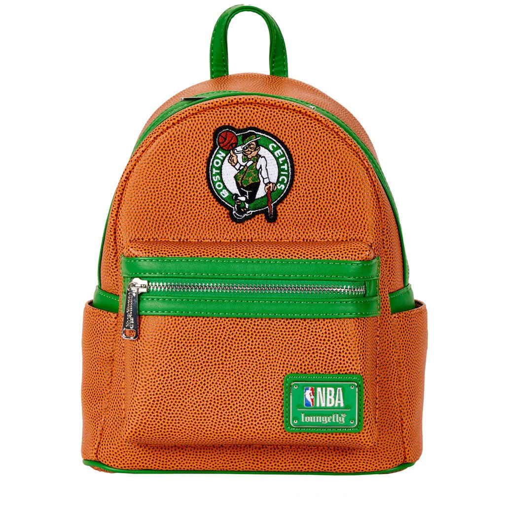 Loungefly NBA Boston Celtics Basketball Mini Backpack - Front
