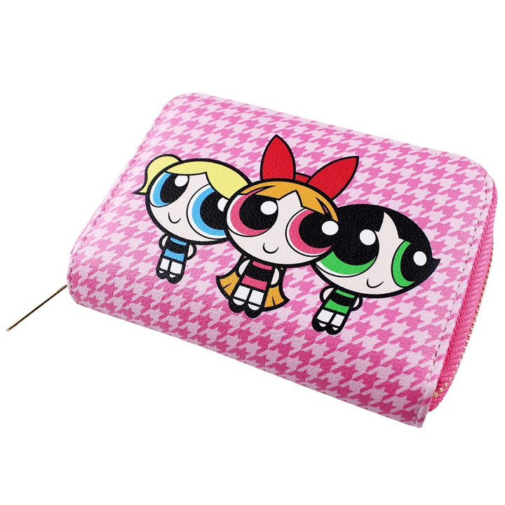 Cakeworthy Powerpuff Girls Houndstooth Wallet - Close Up